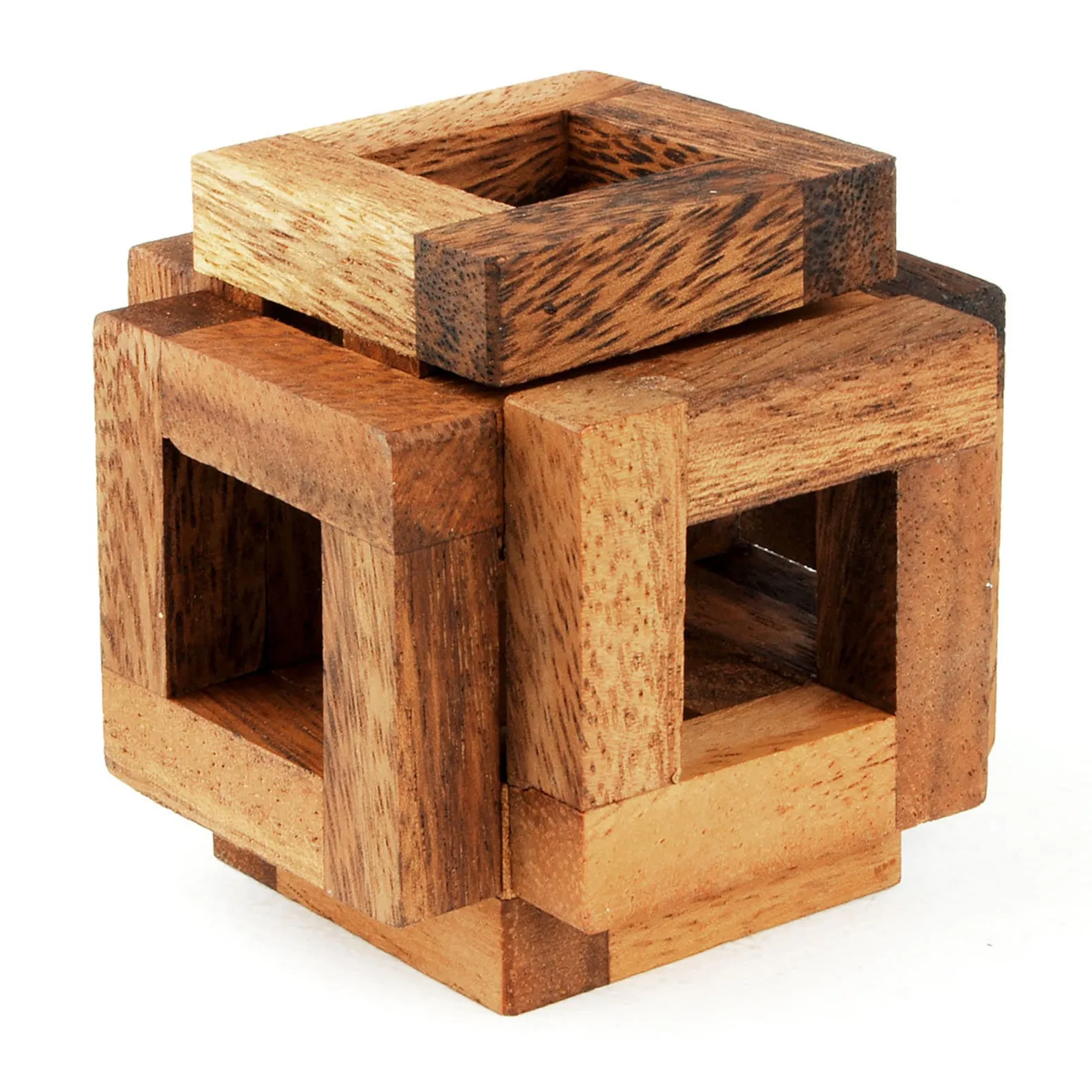 Ter Series Wooden Interlocking Cube Logic Puzzle